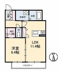 シャーメゾン大篠Ⅱの物件間取画像